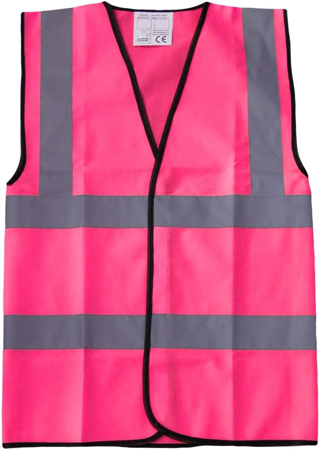 Pink Hi Vis Hi Viz Safety Vests Waistcoats, Work Wear & Events, Bulk Discounts, Brook Hi Vis.