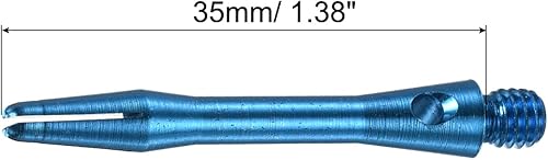 Miniatura 2 de PATIKIL Ejes de dardos, Medio 2BA Hilo de Aluminio Dardos Tallos de Dardos Accesorios de Lanzamiento de Montaje para Punta de Acero