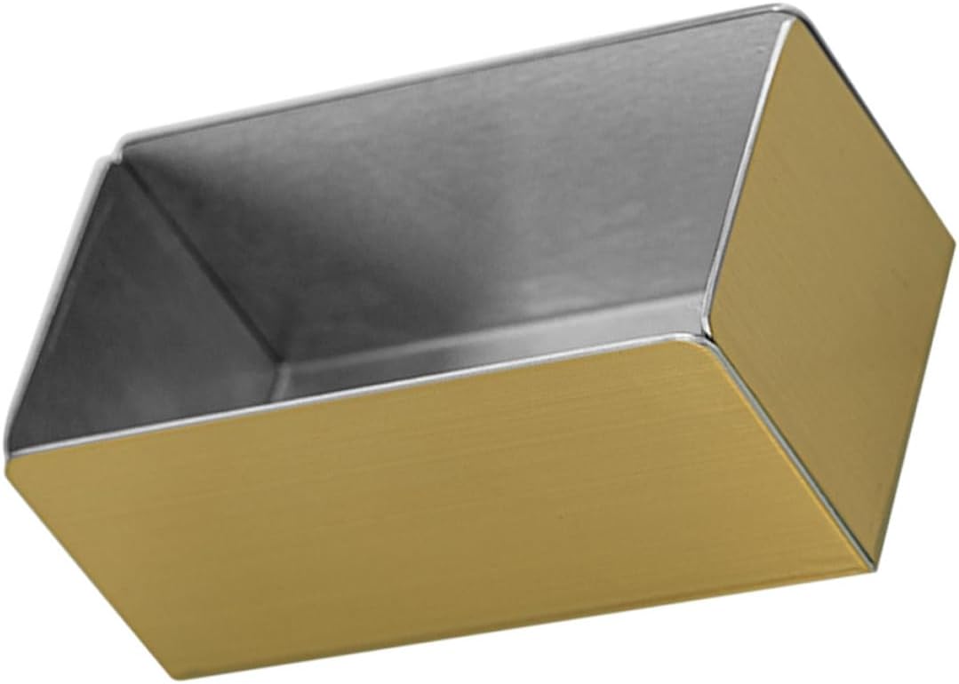 Kichvoe Tea Bag Organizer Sugar Packet Holder Stainless Steel and with Multifunctional Design, Easy to Clean Rectangular Storage Box for Kitchen and Coffee Bar Countertop