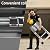 Telescoping Ladder,with Stable Hook and stabilizer barand,8.5FT Extension Ladder, Heavy Duty 330lbs Max Capacity, Multi-Purpose Collapsible Ladder for RV or Outdoor Work (2.6M/8.5FT)