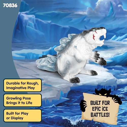 Image of Schleich Eldrador - Ice Rodant Toy Figurine - Kids Ages 7+ | 70836