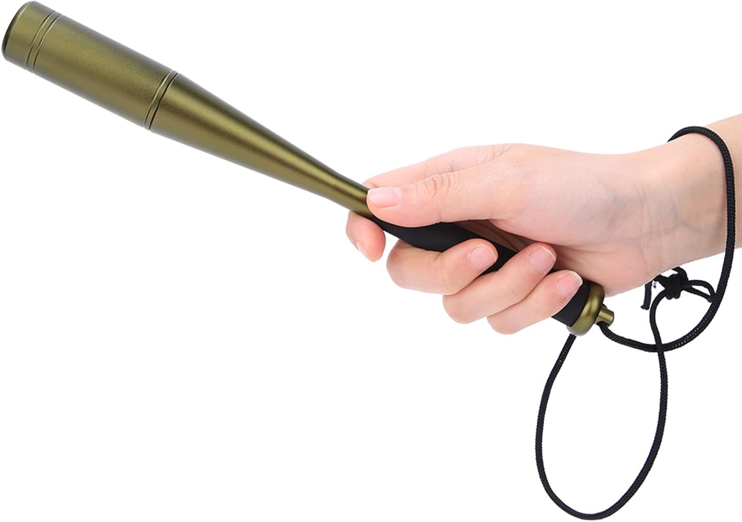 25mm Diameter Fishing Bat Tool Aluminium Alloy 2 Colours Fish Priest with Foam Handle (Green)