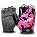 iwish Kinder-Fahrradhandschuhe, Outdoor, Reiten, Fahrrad, Roller, für Jungen, Mädchen, Alter 4-12, Größe L für Alter 7-10, rosa