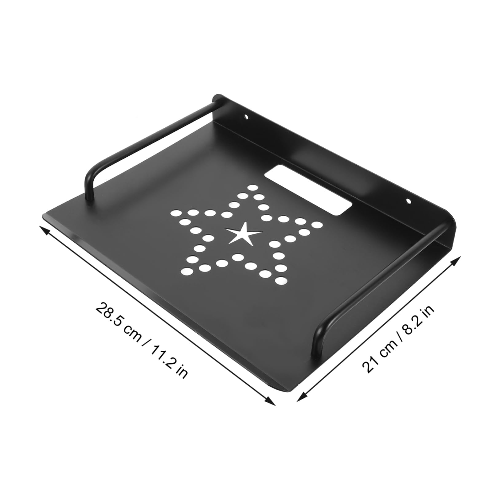 Staffa per proiettore, mensola galleggiante per console per videogiochi, rack di archiviazione router, supporto TV per montaggio a parete, lega di alluminio
