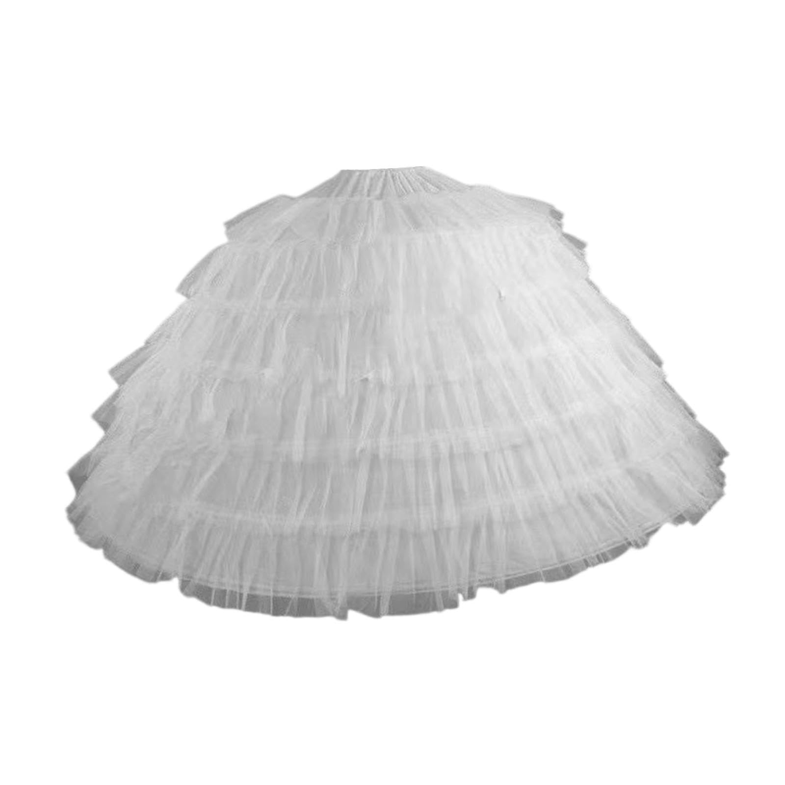 Sottogonna a Cerchio Da Donna in Tulle con Vita Regolabile E Struttura Stabile per Abito Da Sposa, Costume, Festa, Cosplay, Spettacolo Teatr, Style J