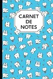 Carnet de notes: Beau Journal d'écriture fantaisie original - Dents | 120 pages lignées, mini format (15 x 22 cm) | Idée cadeau pour les amoureux d'écriture et de prise de notes