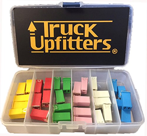 Truck Upfitters 30 pc Automotive TALL/STANDARD PROFILE JCASE Box Shaped Fuse Kit