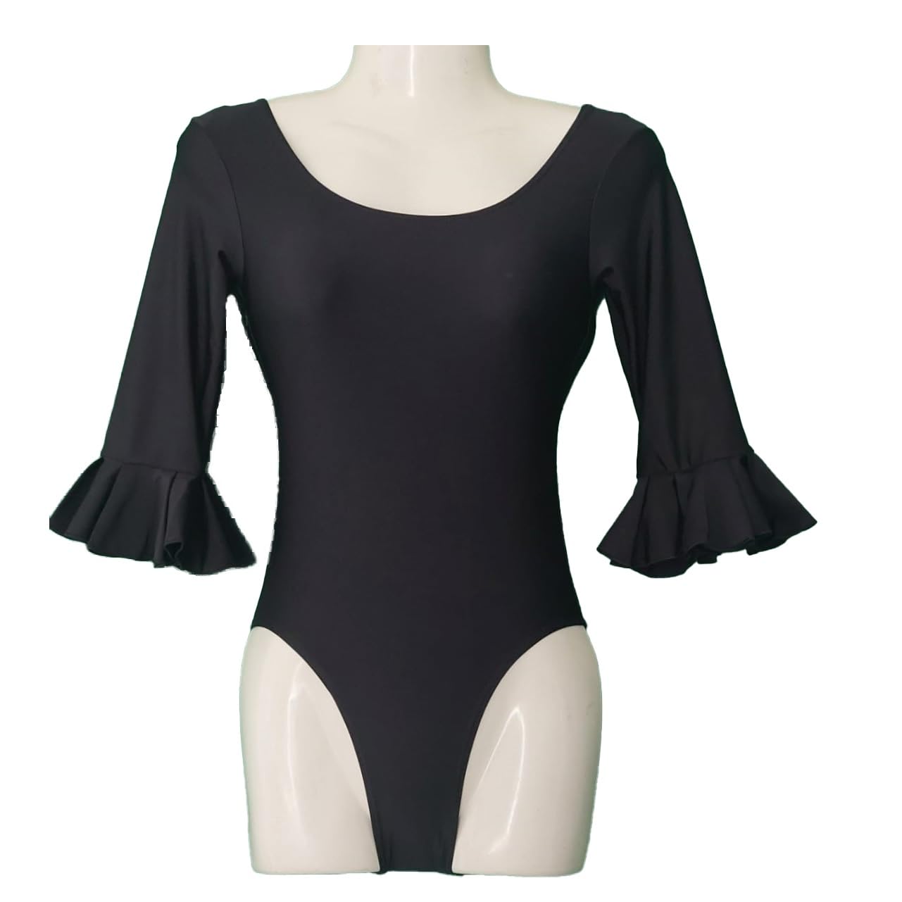 Body noir pour Flamenco et Danse adulte