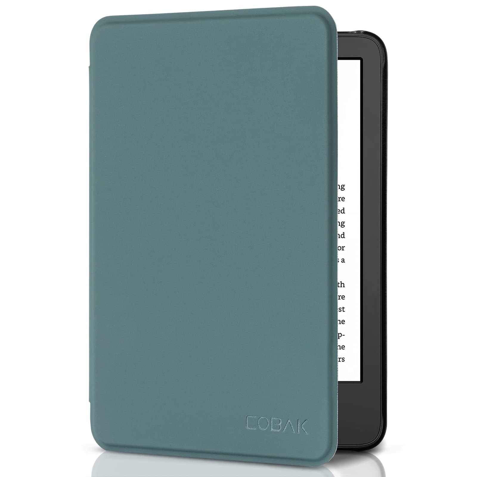 CoBak Case for All New 6 Inch E-Reader 2024 and 2022 (11 Generation) - PU Leather Smart Cover, Auto Sleep and Wake