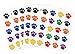 Teacher Created Resources Colorful Paw Print Stickers Value Pack (4973)