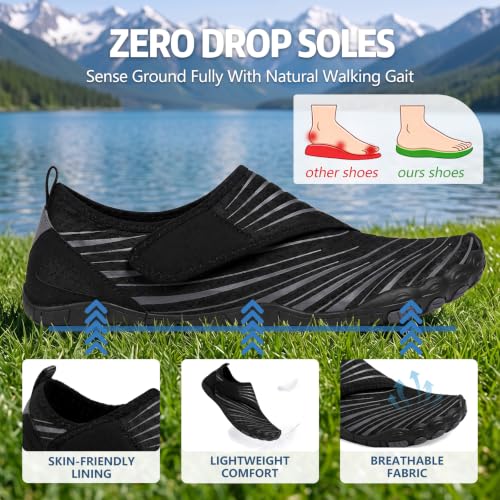 Image of ELETON Barefoot Shoes Women Men Hiking Water Shoes Wide Toe Box Zero Drop