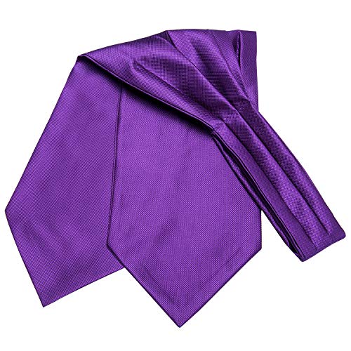 Image of Dubulle Paisley Floral Ascot for Men Self Tie Mens Cravat and Pocket Square Cufflinks Wedding