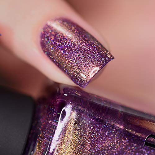 Image of ILNP Off The Grid - Byzantium Purple Holographic Nail Polish