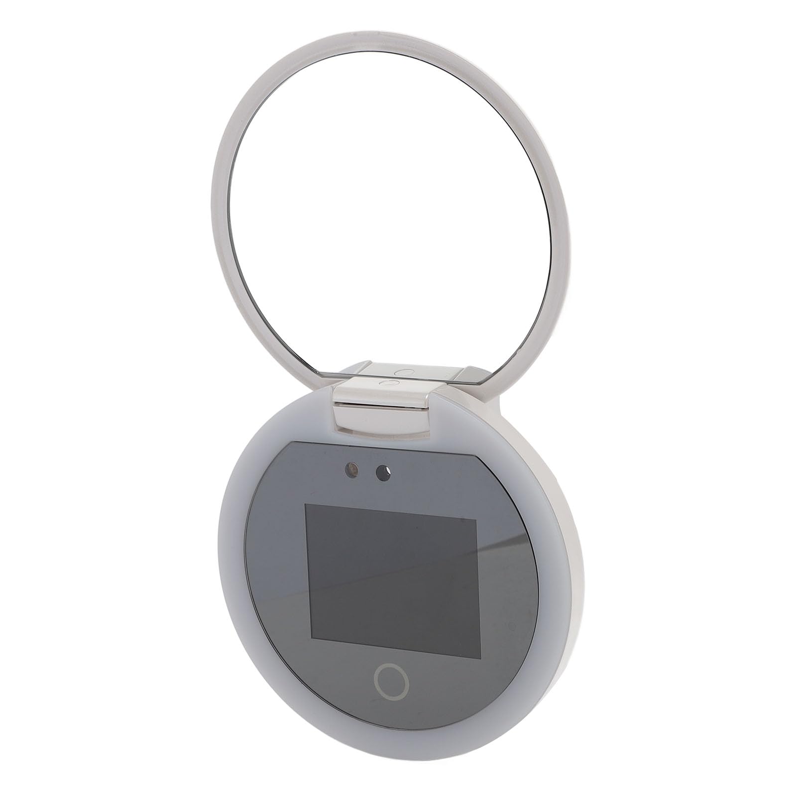 Specchio da viaggio UV con ingrandimento 2X, portatile, a LED, per uso esterno, design compatto ed elegante