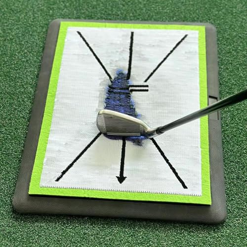 Tapis d'entraînement de golf swing path feedback et tapis de frappe de précision - 3
