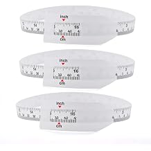 3pcs/lot Head Circumference Tape Measure for Pediatrics Babies Reusable Non-Stretchable with End Insert Head Measuring Tape