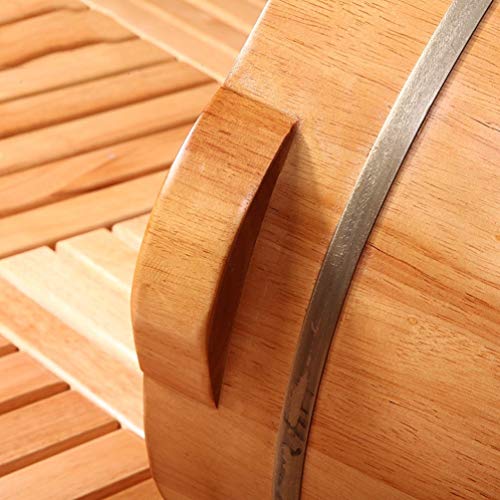 Cubeta de madera para baño de pies spa miniatura 6