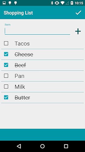 Shopping List