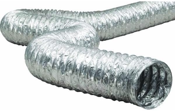 (1)-Replacement for 4" X 50' Bulk Aluminum Laminate Clothes Dryer Exhaust Vent Tube TD450 60672600304