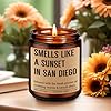 Fairy's Gift Scented Candles, San Diego Gifts, Moving to SD, California Themed, Beach Themed Gifts for Women Men - Funny San Diego Souvenirs - Travel, Mothers Day, Birthday Presents for Beach Lovers #5