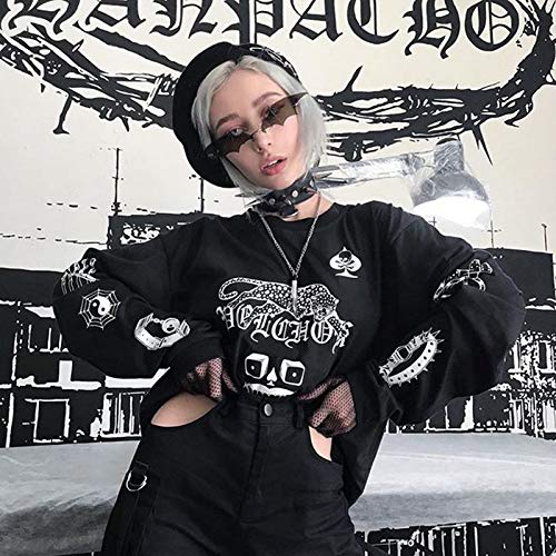 LASPOR Retro Rimless Sunglasses for Women Men Small Vintage Bat Eyewear Novelty Metal Frameless Glasses UV400 Protection2