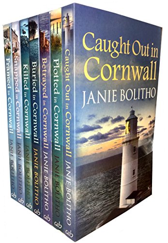 Janie Bolitho 7 Book Set Buried In Cornwall, Betrayed In Cornwall, Plotted In Cornwall, Killed In Cornwall, Caught Out In Cornwall, Snapped In Cornwal
