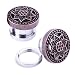 Plugs 12mm Tribal Lotus Ear Gauges Pair