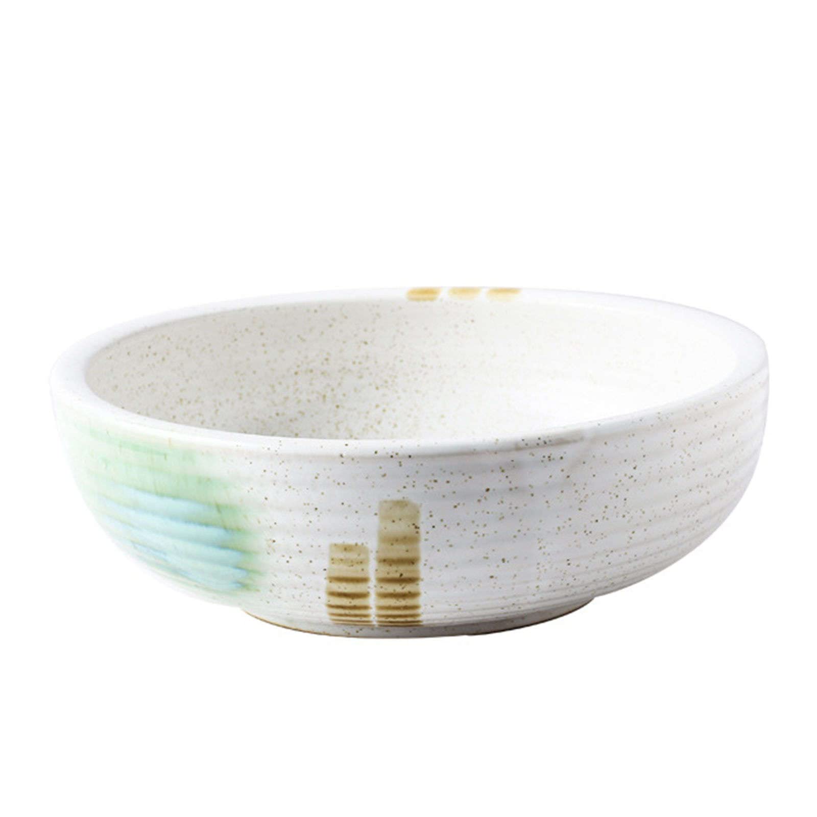 Ensaladera De Pasta De Cerámica Ensaladera Grande De 24 Cm, Ensaladera Extra Grande De Cerámica, Ensaladera Grande De Porcelana Grande, Plato De Ensalada Grande Colorido-2000ml-Blanco (Blanco 2000ml