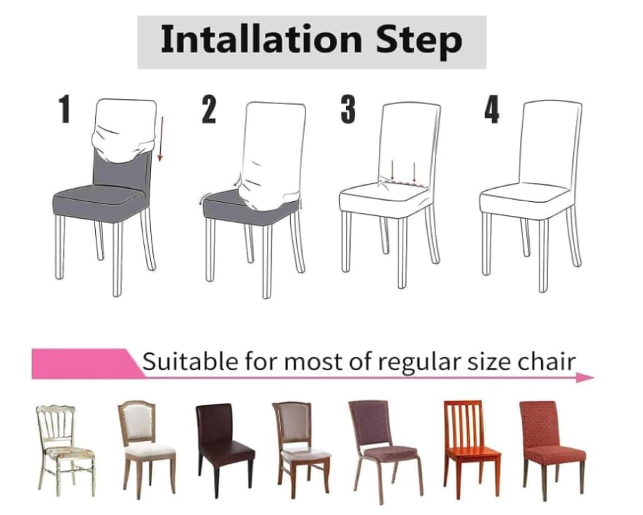 Coprisedie con Schienale 4 Pezzi Mandala Rosa Blu Sedie Sala da Pranzo Lavabile Coprisedie Cucina Ristorante Ufficio Spandex Elasticizzato Copri Sedie Soggiorno 4 Pezzi