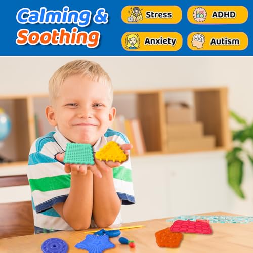 Classroom Must Haves, Fidget Sensory Toys for Kids Toddlers: 12 Pack Soft Texture Sensory Toy for Autistic Children, Quiet Stress Anxiety Relief for Classroom Student, Calm Down Item for Girls Boys - Image 5