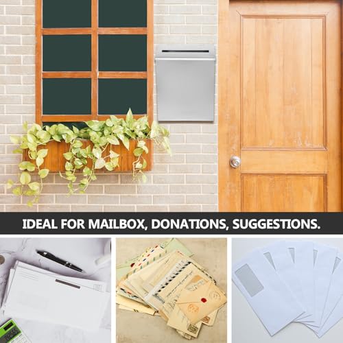 Boîte aux lettres murale contre le vol de courrier avec grande capacité - 6