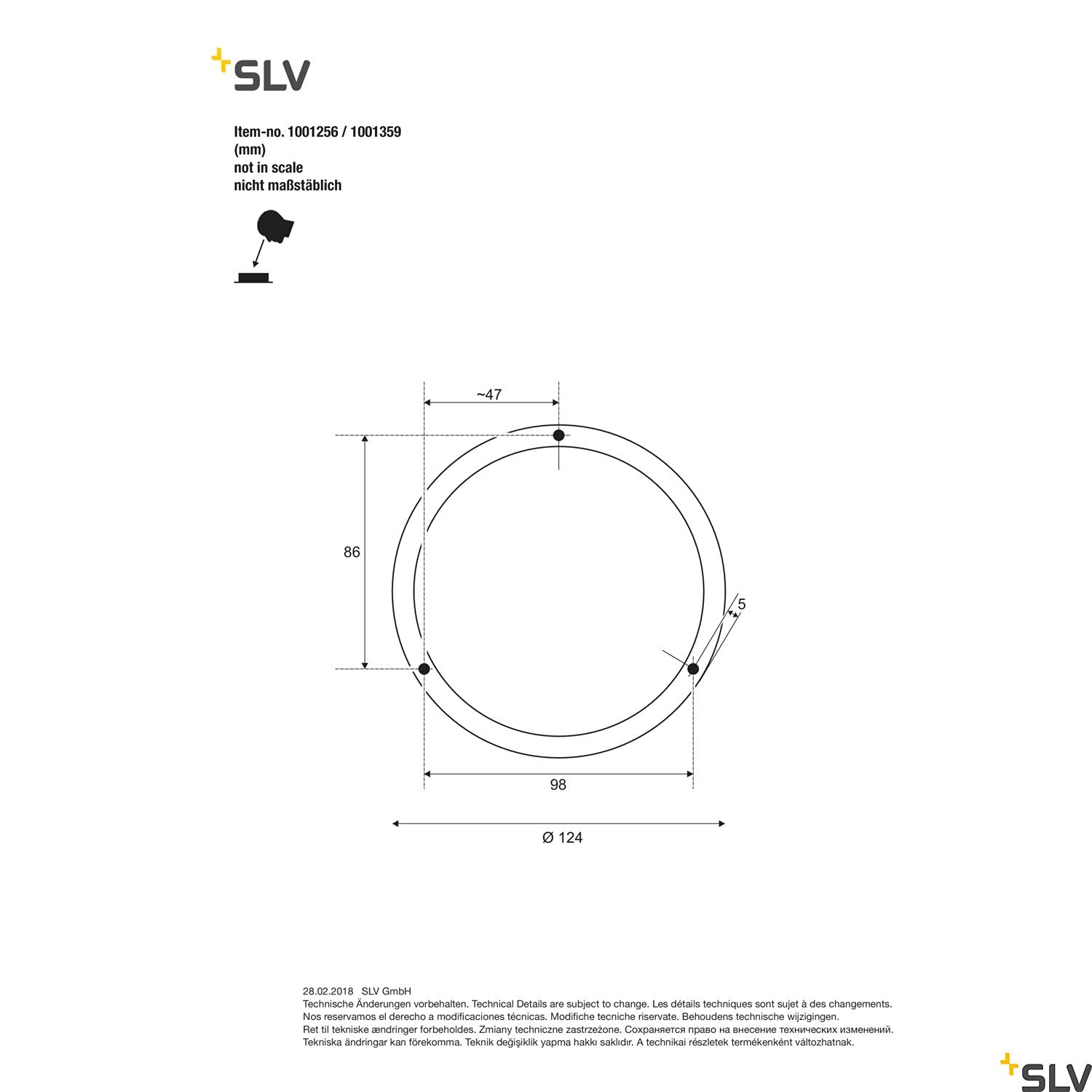 SLV BIG PLOT LED Modul, Aluminium, 3000K