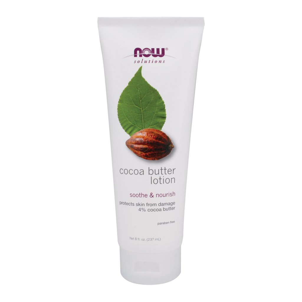 Now Foods Cocoa Butter Lotion - 8 oz 12 Pack