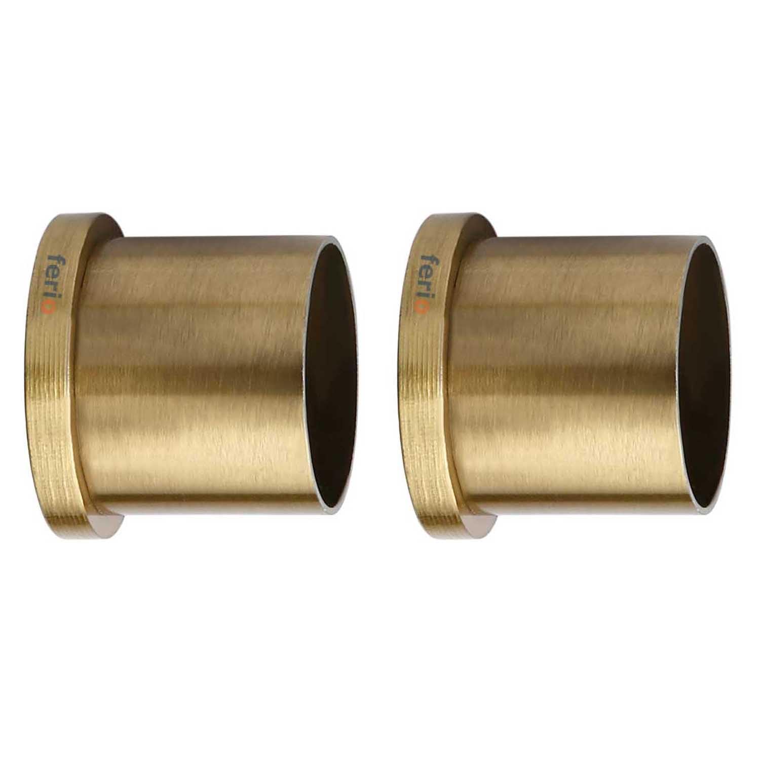 Ferio Zinc Curain Brackets Wall to Wall Counsil for Door and Window 1 Inch Brass Antique Set of 1 (Pack of 2)-picture-31