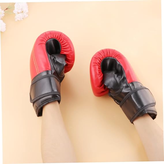 Pu Boxing Gloves Men Training Mitts for Adult Boxing Rival Style Gloves Hand Pads Loop Closure for Taekwondo Kickboxing