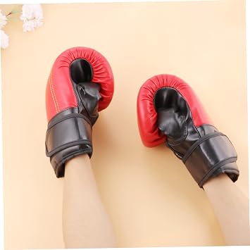 Pu Boxing Gloves Men Training Mitts for Adult Boxing Rival Style Gloves Hand Pads Loop Closure for Taekwondo Kickboxing