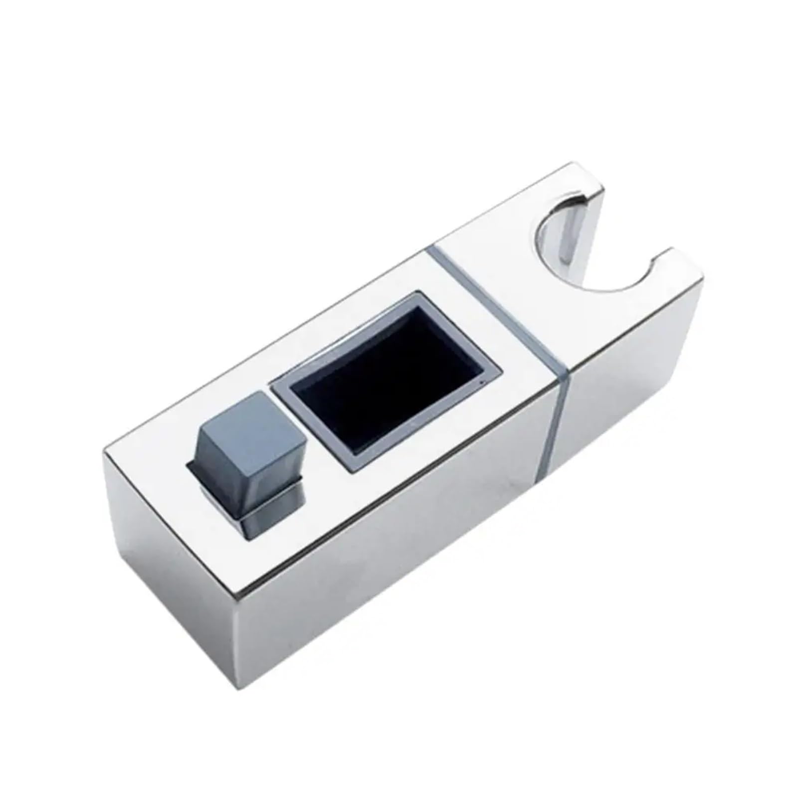 Gajust B Square Pipe Shower Head Holder Bathroom Slide Bar Shelf Riser Rail Bracket Sprayer Fixed Base Bathroom Hardware Accessories ( Color : )