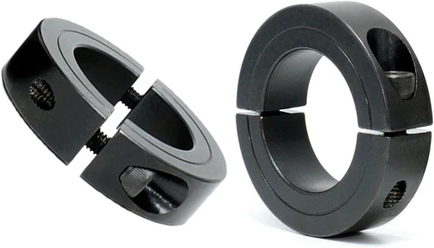 Double Split Shaft Collars Oxide Set Screw Style Double Split Setscrew Shaft Collars Inner Diameter 4-80mm(15-34-13mm)