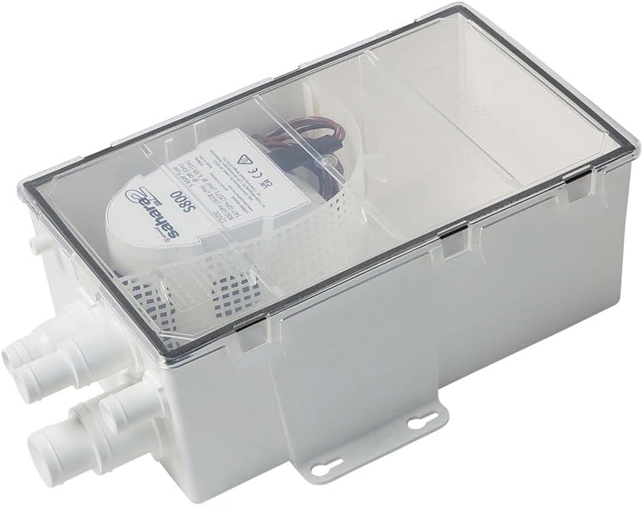 1184573 - Aftermarket Replacement Attwood 800 GPH Shower Sump MK2 System - 12v Compatible with Attwood Marine