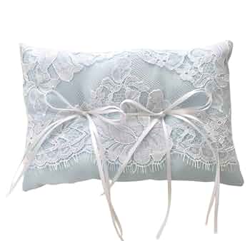 ウェディングベア　ハンドメイド レースドレス リングピロー付き　箱付き shiawase-deli_lace-p-k-white
