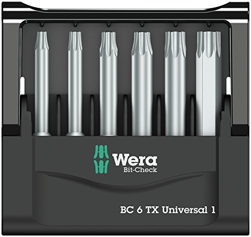 Wera Bit-Check 6 TX Universal 1, 6 pezzi