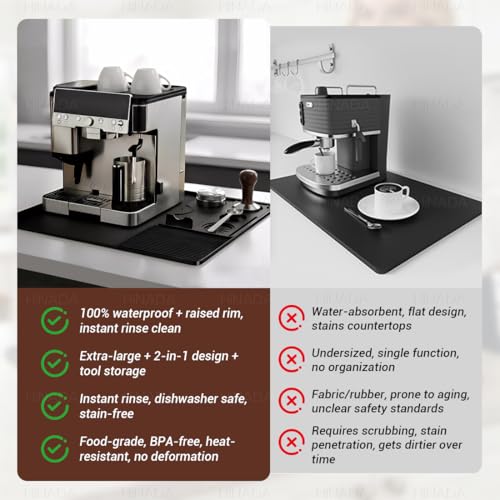 Tapis de protection machine à café compatible Ninja Luxe Espresso - 8