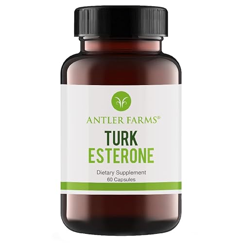 Antler Farms - 100% Pure Turkesterone, 60 Capsules, 500mg – Ajuga Turkestanica Extract Std. to 10%