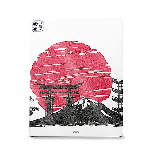 Image of MightySkins Carbon Fiber Skin Compatible with Apple iPad Pro 12.9 inch M2 6th Gen (2022) Full Wrap Kit - Japanese Style | Protective Durable Textured Carbon Fiber Finish | Easy to Apply | Made in The USA