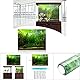 Grüner Aquarium-Hintergrund, Poster für Aquarien, PVC, selbstklebendes Dekorpapier, grünes Wassergras, aquatischer Stil wie echt (76 x 30 cm)