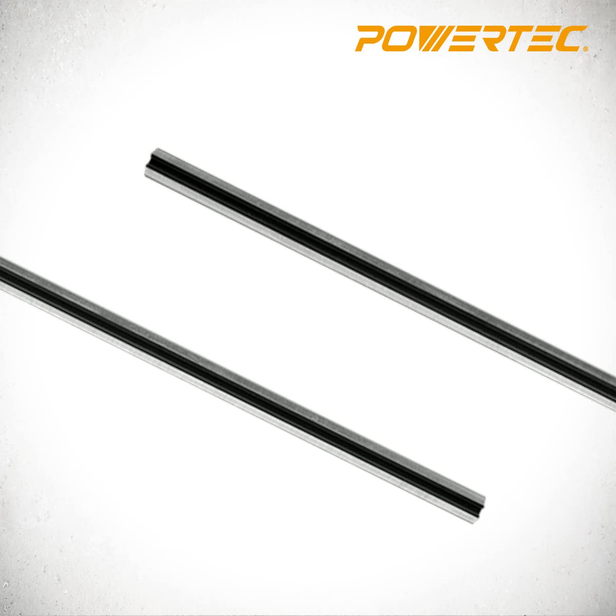 Powertec 128320dd Planer Cuchillas para Makita 2012 and 2012 NB HSS (Pack de 2), 12 "