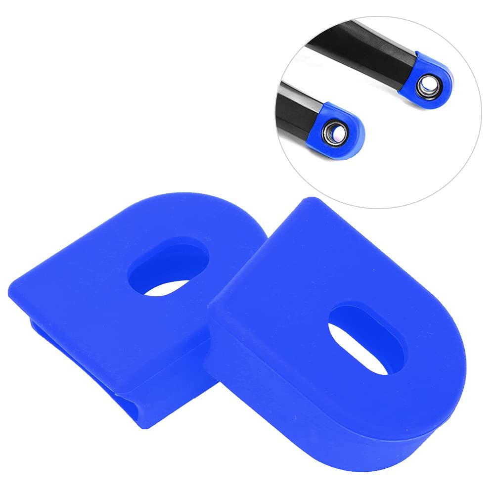 PATIKIL Proteggi Guarnitura Per Bici Da Strada E MTB – 2 Pezzi In Silicone Blu Antigraffio