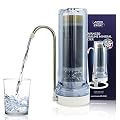APEX MR-1050 Countertop Water Filter, 5 Stage Mineral pH Alkaline Easy Install Faucet Water Filter - Reduces Heavy Metals, Bad Taste and Up to 99% of Chlorine - Clear
