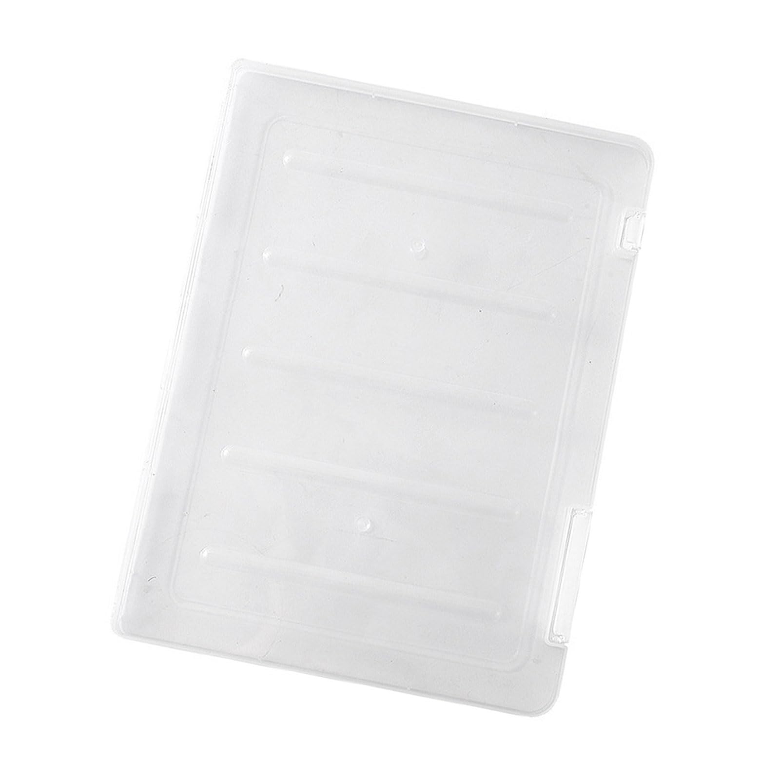 Qusinfc Document Organiser Storage Container Double Clasps File Storage Box for Offices School Travel Use Presentation Document Owner