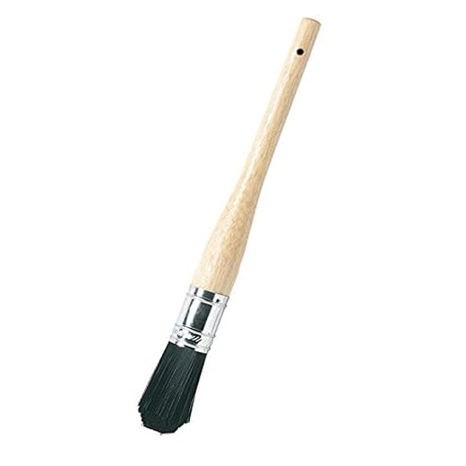 Advanced Tool Design Model ATD-8520 Wood Handle Parts Cleaning Brush, Black, 1 Count (Pack of 1)
